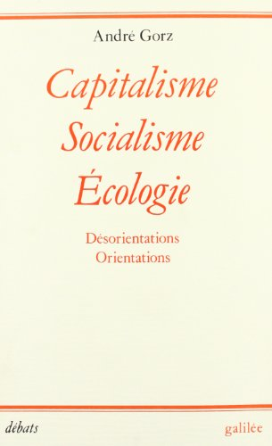 Capitalisme, socialisme, écologie