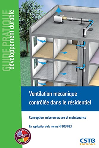 Ventilation mécanique contrôlée dans le résidentiel : Conception, mise en oeuvre et maintance - En application de la norme NF DTU 68.3
